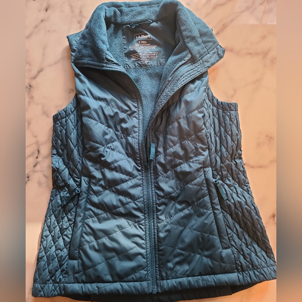 L.L. Bean Women's Quilted Teal Vest